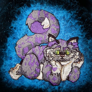 Cheshire Cat Iron On Patch Alice and wonderland
