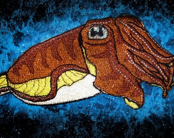 Natural Cuttlefish  Iron on patch