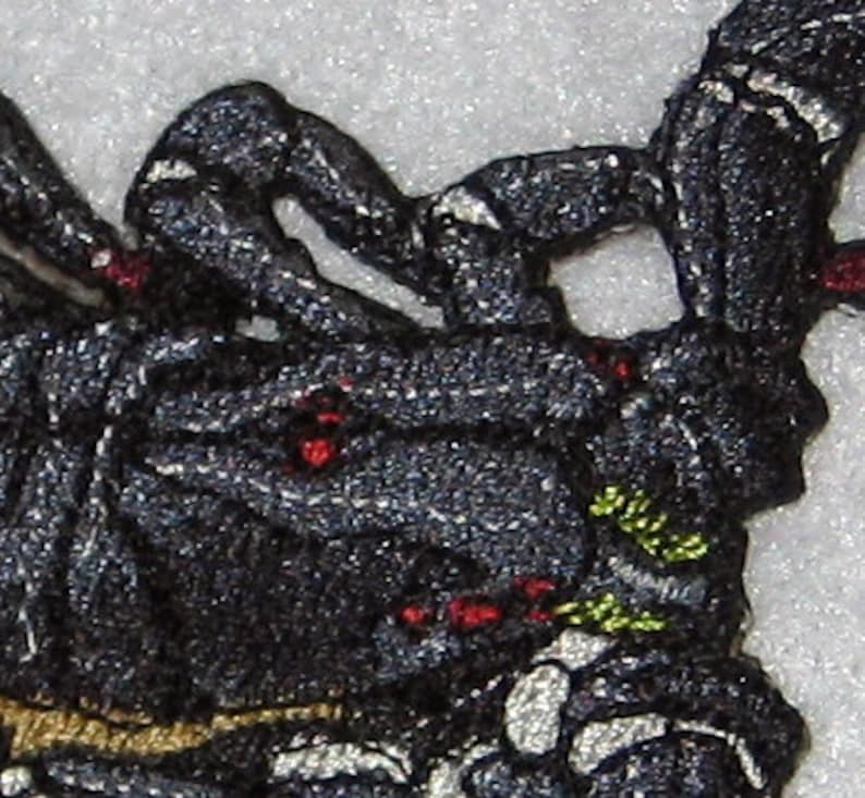 Emperor Scorpion Pandinus imperator Steam Punk Iron on Patch image 2