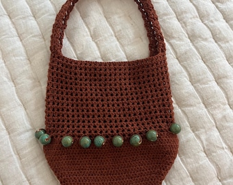 Handcrafted Beaded Crochet Bag