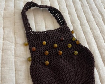 Handcrafted Beaded Crochet Bag
