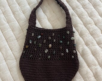 Handcrafted Beaded Crochet Bag