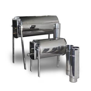 Stainless Steel Wood Mini Stove For Outdoor Cooking And Camping