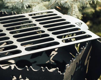 Edelstahl Rechteckiger Grillrost 36cm x 25cm