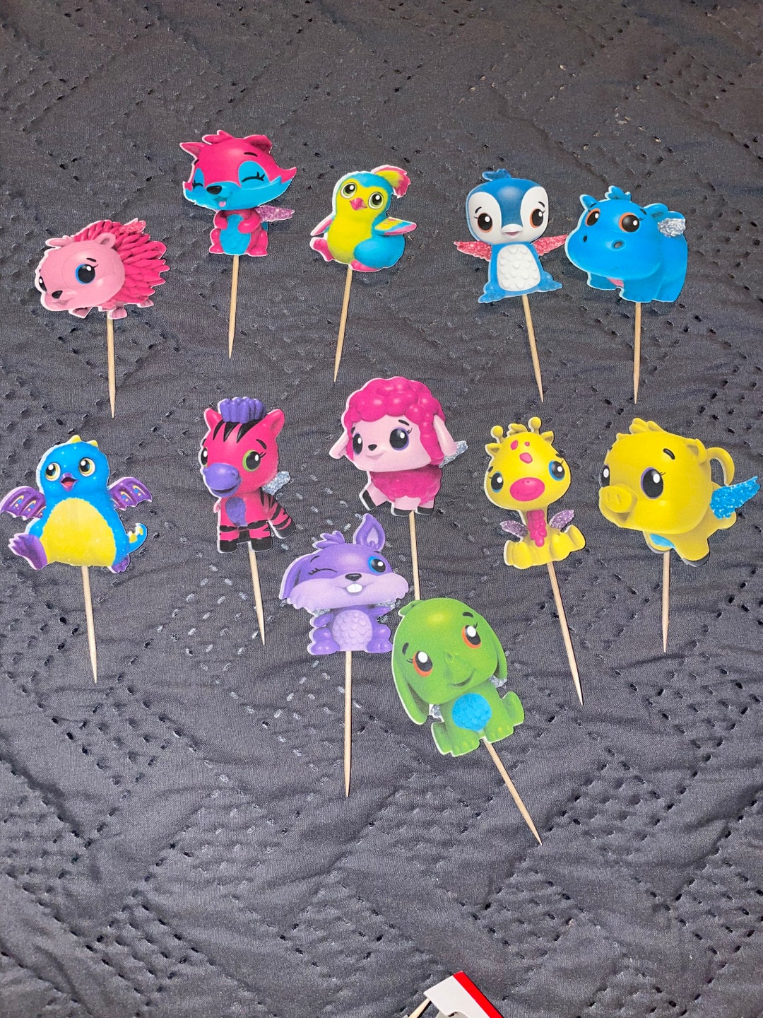 Hatchimals Inspired Cupcake Topper - Etsy
