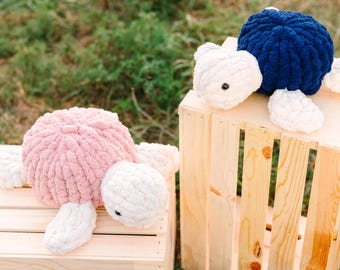 Hand gestrickte Schildkröte Plüschtiere