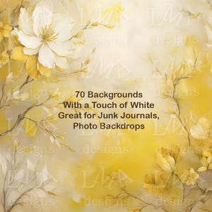 70 Fundos de papel de parede/Backdrops para diários de lixo, fotografia – Várias cores com um toque de imagens de clipart branco