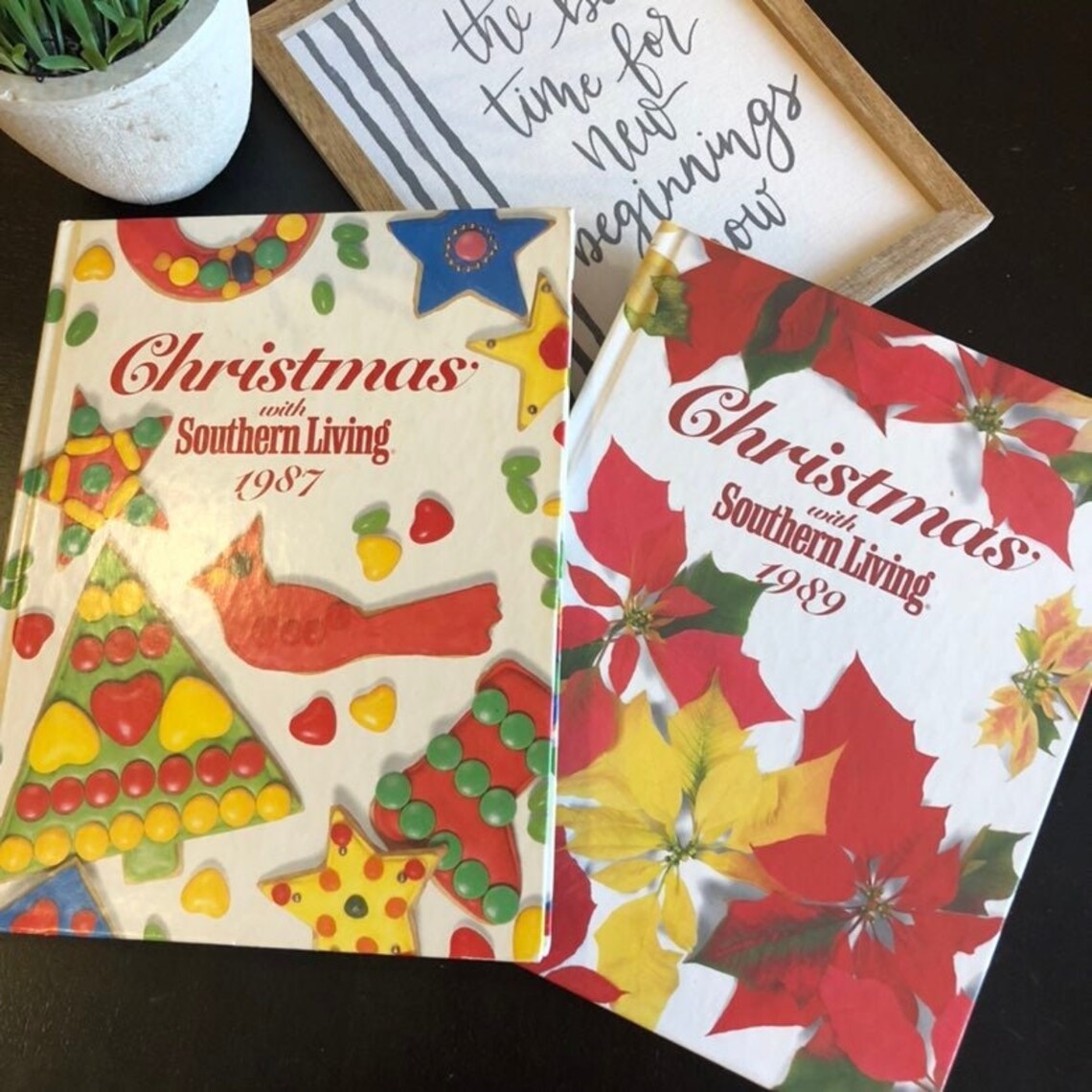 2 Hardcover Southern Living Christmas Etsy