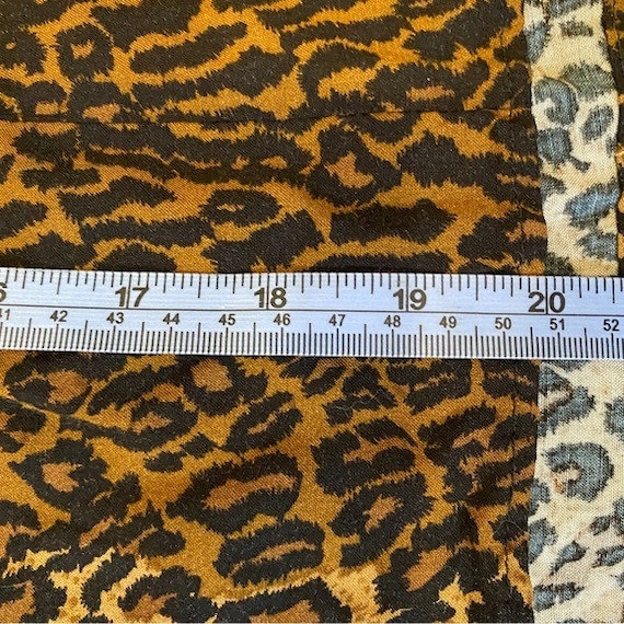 Vintage animal print skirt large cheetah leopard … - image 7