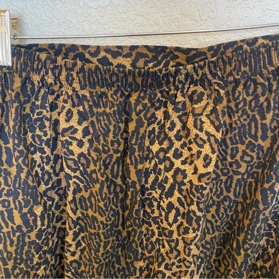 Vintage animal print skirt large cheetah leopard … - image 3