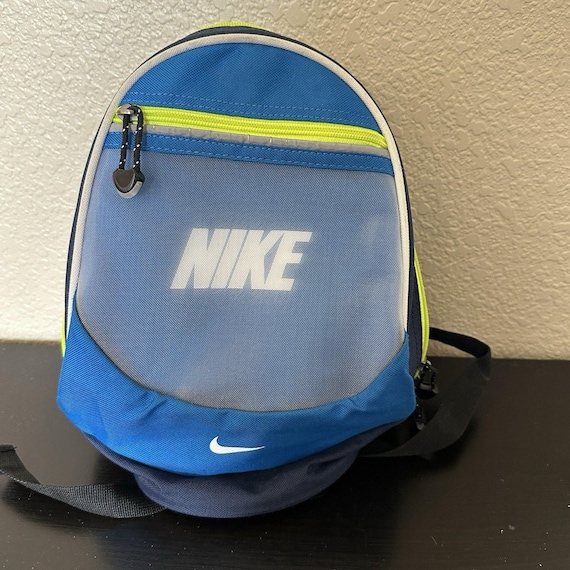 Vintage 90s Nike Backpack Mini Bag Black White Logo Sports Casual Roomy Y2K  - Etsy