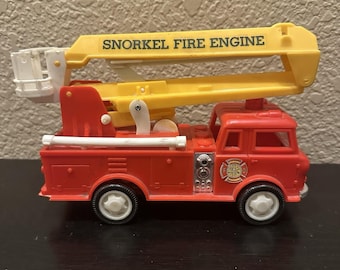 Vintage 1960s Snorkel Rescue Fire Truck Junior Product Japan 12