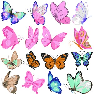 Butterfly SVG Bundle, Butterfly Clipart, Butterflies Svg, Butterfly Silhouette, Butterfly Vector, Butterfly SVG Cut Files for Cricut,