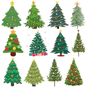 CHRISTMAS TREE SVG Bundle, Tree Christmas Svg, Christmas ClipArt, Christmas Silhouette, Christmas Cricut, Christmas Tree Outline,