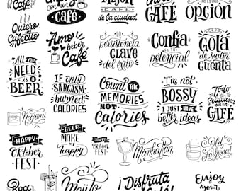 Coaster Svg Bundle, Coaster Clipart For Cricut, Funny Coaster Silhouette, Coaster Vector, Sarcastic Coaster Svg, Coaster Cut Files.
