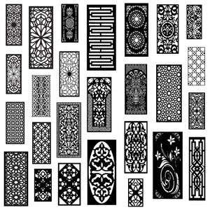Decorative Panel Svg Bundle, Decorative Panel Clipart For Cricut, Panel Silhouette, Panel Colection Vector, Panel Svg, Panel CutFiles.