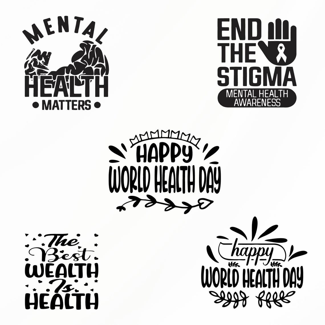 Adhd Svg Bundle, Adhd Awareness Clipart for Cricut, ADHD Quotes ...