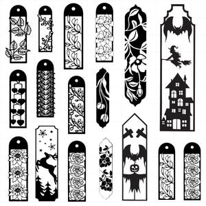 Bookmark Svg Bundle, Bookmark Clipart For Cricut, Bookmark Silhouette, Bookmark Vector, Bookmark Designs, Bookmark Cut Files.