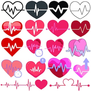 Heart beat svg bundle, Heartbeat Svg, Medical Clipart, Healthcare,Nurse SVG cut file cutting file, Heartbeat Svg cut files for Cricut,