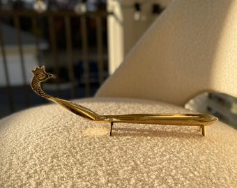 Handcrafted Brass Peacock Agarbatti Stand – Gold Incense Holder for Pooja, Home Temple, Meditation & Spiritual Indian Decor