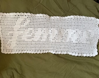 Motif de tapisserie au crochet en filet pour femme