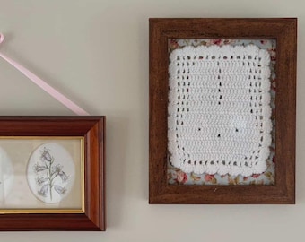Tapisserie au crochet inspirée du filet de Miffy