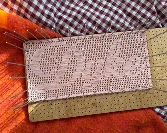 Dyke Filet Crochet Tapestry PATTERN