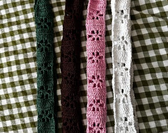 Ceinture florale au crochet, accessoire d'été sur mesure