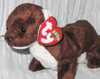 Ty Beanie Baby - Runner -Adorable - Ferret, Mongoose, Weasel or Mink? - Collectible Ty Beanie - Vintage 2000 Beanie