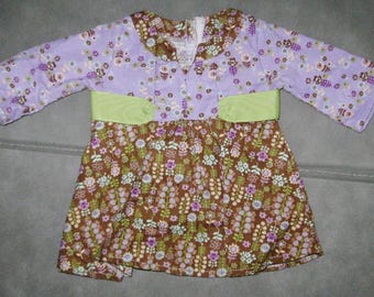 Original American Girl Doll - Purple Floral Dress - Perfect Condition - For 18" Doll