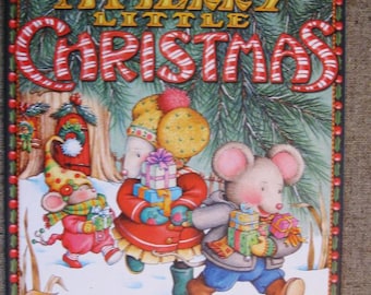 Mary Engelbreit's - A Merry Little Christmas - Hardcover Book - Celebrate from A to Z - Children's Book