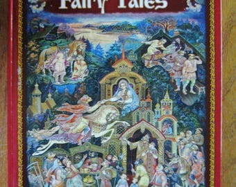 Traditional Russian Fairy Tales Hardcover Book - Reflected in Lacquer Miniatures - Art by Nina Dmitriyevna Babarkina