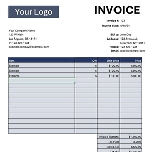 Simple Invoice Template