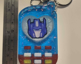 Transformers Resin Keychains, Optimus Prime, Sunstreaker, Sideswipe,