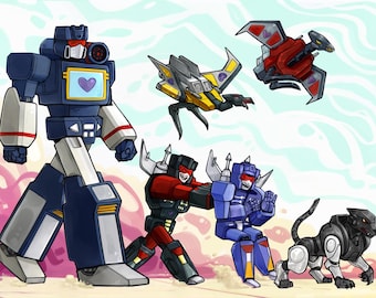 Blaster + Soundwave kassettlagstryck