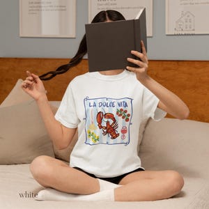 La Dolce Vita T-Shirt, La Dolce Vita Shirt Comfort Colors Graphic Tee, Coastal Italian Foodie Tee, Mediterranean Tee, Unisex Tee