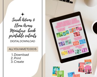 Sarah Adams & Elena Armas Mini Book Cutout Printables