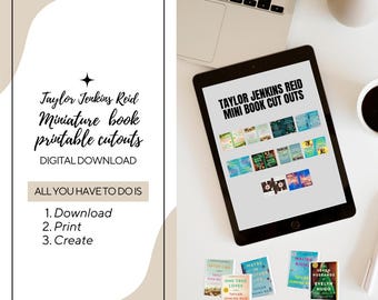 Taylor Jenkins Reid Miniature Book Cutout Printables