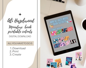 Miniatura de libro de Ali Hazelwood para imprimir y recortar
