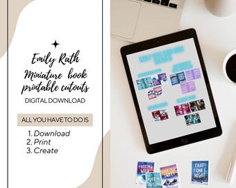 Emily Rath Miniature Book Cutout Printables