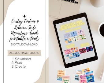 Minilibros imprimibles de Carley Fortune y Rebecca Serle