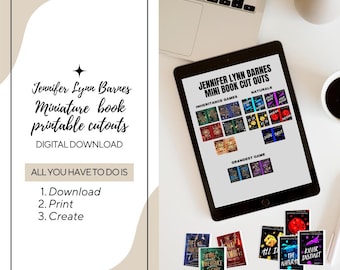 Jennifer Lynn Barnes Miniature Book Cutout Printables
