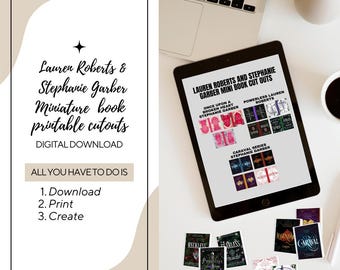 Minilibros recortables de Lauren Roberts y Stephanie Garber para imprimir