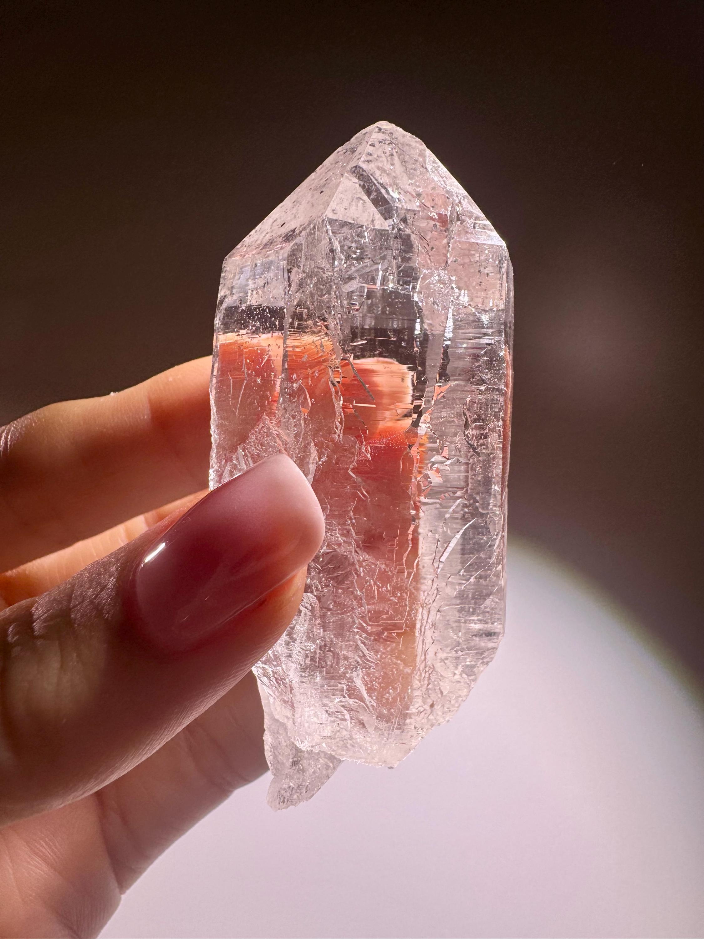 標高5000メートル産ヒマラヤ水晶 7.2cm 透明原石 - パキスタン産