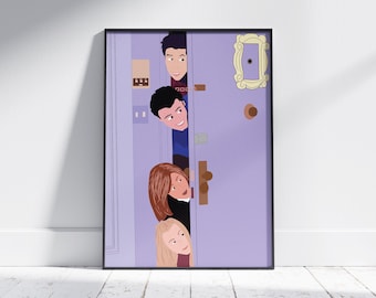 Friends Minimalist Poster | TV Show Wall Art | Digital Download