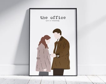 The Office Minimalist Poster | TV Show Wall Art | Digital Download