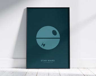 Star Wars Movie Poster | Minimalist Movie Poster | Digital Download | Wall Art