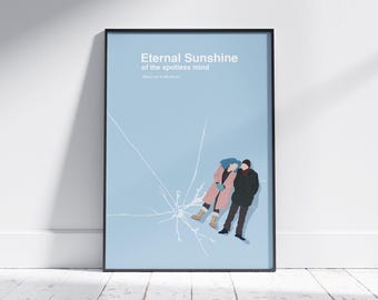 Eternal Sunshine of the Spotless Mind Minimalist Poster | Modern Movie Wall Art | Digital Download