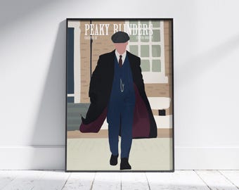 Peaky Blinders Minimalist Poster | Thomas Shelby Wall Art | Digital Download