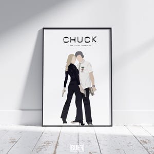 Chuck Movie Poster, Digital Download, Modern Wall Art Minimalist Poster for Home and Office Decor